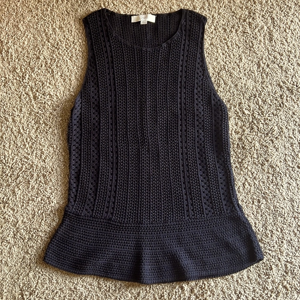 LOFT Crochet Sleeveless Top & Cami
